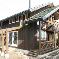 OS19 緑の中のカントリ－ハウス